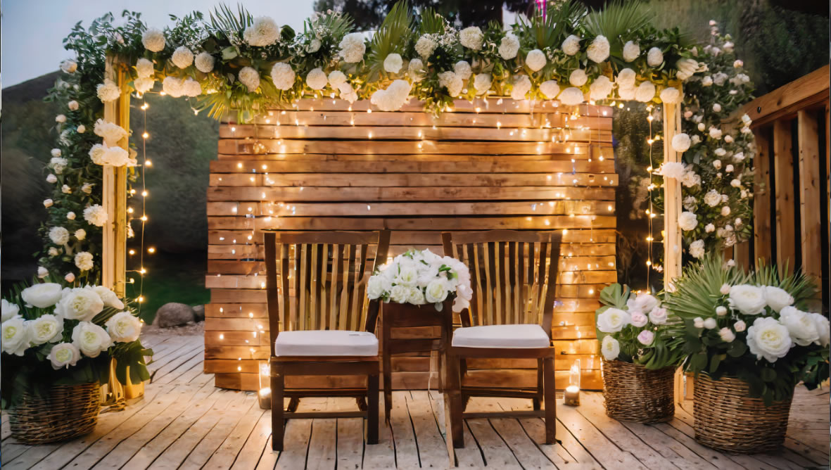 Esquina bienvenida boda