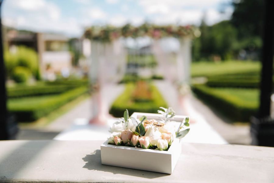 Ideas para llevar los anillos de boda al alatar